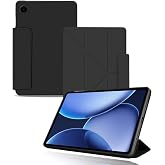 Case for OnePlus Pad Go 2 Tablet 12.1inch,NOUKAJU Tablet Protection Case,Adjustable Bracket,Drop-Resistant,Anti-Scratch,Protection Cover for OnePlus Pad Go 2(Black)