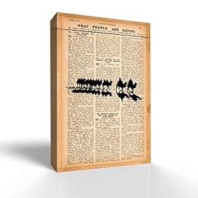 wall26 Canvas Wall Art Vintage Newspaper Pictures Home...