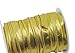 Mandala Crafts Gold Maxi Piping Bias Tape with Welting Cord - 1/2 Inch Upholstery Piping Trim for Sewing, Cushions, Slipcovers, and DIY Decor - 55 Yards Lip Cord Trim