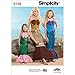 Simplicity 8198 Toddler's, Girl's and Women's Mermaid Costume Sewing Pattern, Sizes 2-4, 8-12, and 10-16