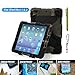 Aceguarder Apple Ipad Mini 1&2&3 Case Waterproof Rainproof Shockproof Kids Proof Case for Ipad Mini 2 Mini 1&2(gifts Outdoor Carabiner + Whistle + Handwritten Touch Pen) (CAMO ARMY-BLACK)