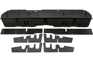 DU HA DU-HA Under Seat Storage fits 07-13 Chevy Silverado/GMC Sierra Crew Cab & 07-14 Heavy Duty Crew Cab | Dark Gray Heavy-Duty Back Seat Organizer | 10042