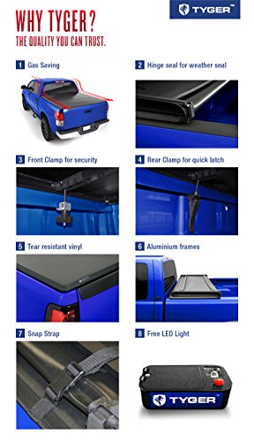 Tyger Auto T3 Soft Tri Fold Truck Bed To Buy Online In Japan At Desertcart