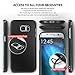 Ringke Slim Compatible with Galaxy S7 Edge Case Dazzling Slender Laser Precision Cutouts Fashionable & Classy Superior Steadfast Bolstered PC Hard Skin Cover for Galaxy S7 Edge - SF Black
