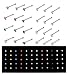 Fystir 120 Pcs Stainless Steel Nose Studs Piercing Pin Crystal Body Piercing Jewelry 20g