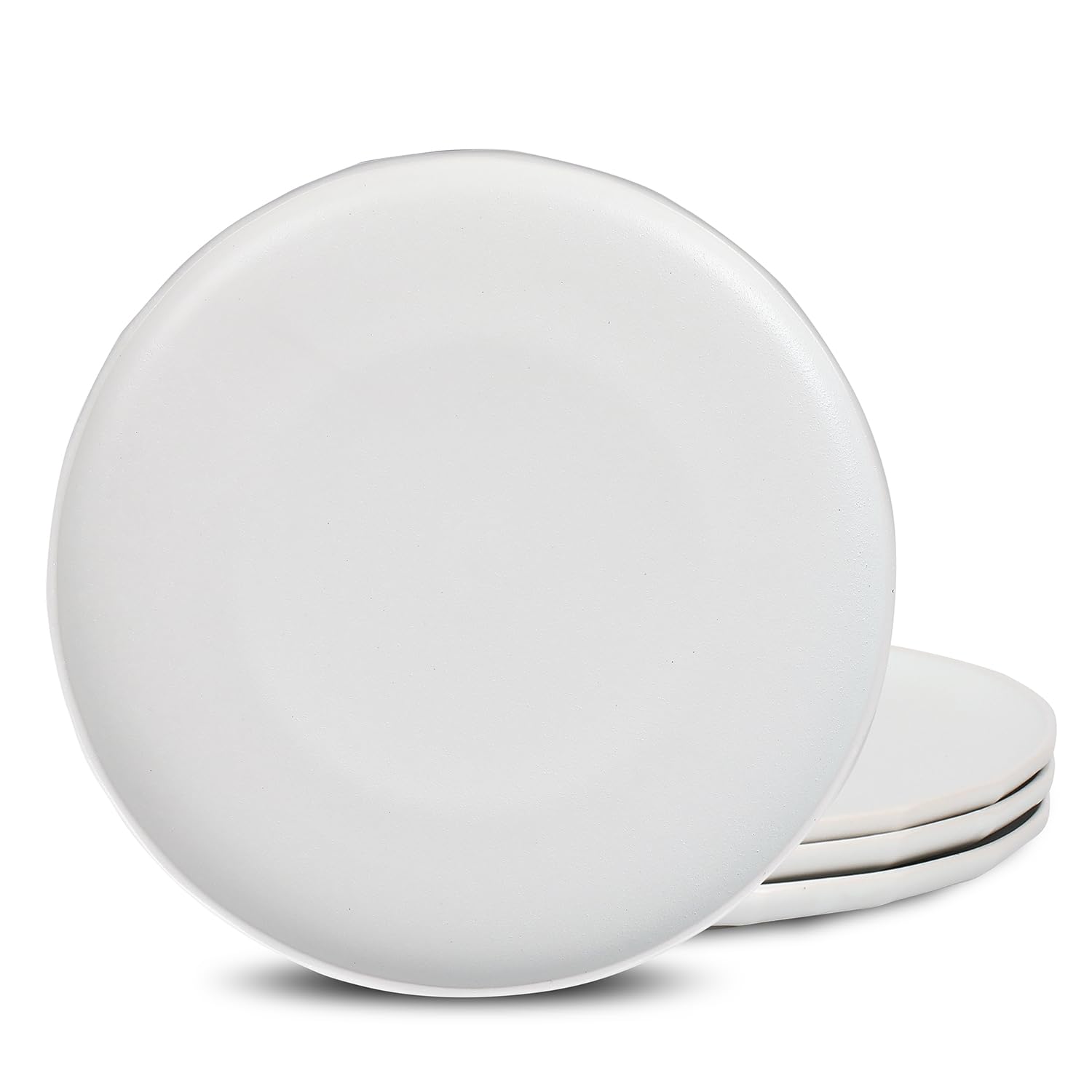 Photo 1 of Stone Lain Rio 4-Piece Dinner Plate Set Stoneware, Beige