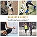 AVIDDA Knee Brace Support Pair for Men Women, Compression Knee Sleeve for Joint Pain Relief, Arthritis, Meniscus Tear, Injury Recovery, Running, Squats, Weight Lifting, Football Gray M