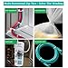 ECRABONE Zip Ties Assorted Sizes 6 + 8 Inch 500 Pack, White Zip Cable Ties Self-Locking Nylon Wire Ties for Indoor and Outdoor