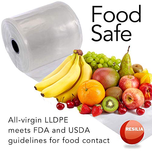 Resilia Lay Flat Poly Tubing True Seamless, Food Grade Polyethylene