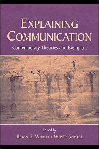 Book cover for Explaining Communication: Contemporary Theories and Examples