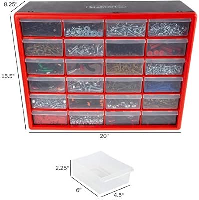 Jewelry Beads And More By Stalwart Storage Drawers 24 Compartment