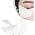 Faiteary 150pcs Eyeshadow Shields, Lint Free Eyeshadow Stencil Gel Pad Under Patches, Prevent Makeup Residue for Eyelash Extensions, Eyeliner, Lip and Tinting Makeup