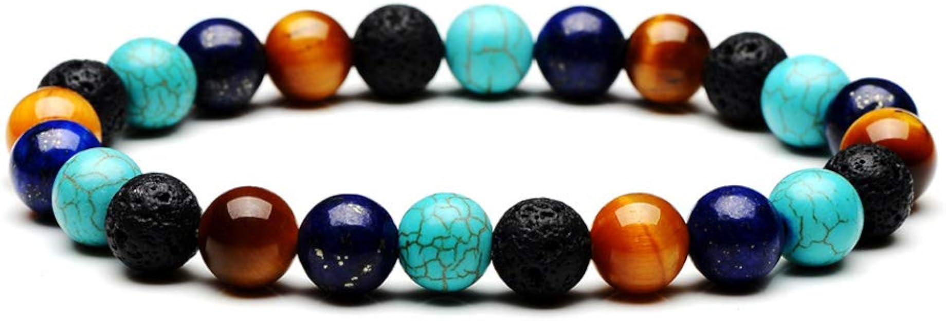 Gem Inside Blaue Sandstein Perlen 12 Mm – Matt, Rund, 38,1 Cm Strang, Für Schmuckherstellung & DIY