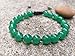 Bracelets,Green jade stone bracelets,It is fashionable for both men and women,Use as a gift.
