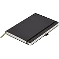 Lamy Softcover Notebook: Versatile Ruled Journal with Pen Loop, 192 Pages, 2 Ribbon Markers, and Back Paper Pocket - Perfect Writing Notebooks for Work, School, and Home (A5 Page Size, Black)