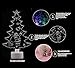 2018 Colorful Small Christmas Tree Snowman Santa Claus Fireworks Night Lights Christmas Decorations and Gifts