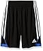 adidas Big Boys' Dynamic Speed Short, Black/Blue, L