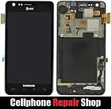 OEM Black Lens Full LCD Monitor Display and Touch Screen Digitizer Repair for AT&T samsung i777 Galaxy S2