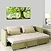 KREATIVE ARTS Canvas Large Art Print Spring Forest Nature Green Big Tree Wall Art Photo Printed on Canvas Framed Artwork for Office Wall Decoration Ready to Hang 20x40inch