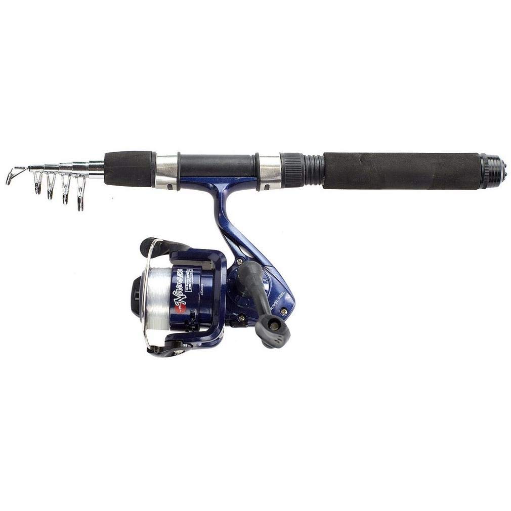 NGT Namazu Mini Travel Telescopic Rod and Reel Combo - Green, One Size