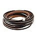 Jenia Women Star Multi-layer Leather Bracelet Braided Wrap Bangle Cuff Alloy Magnetic Clasp