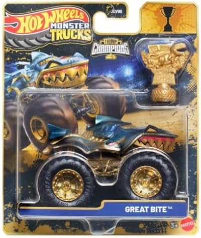Hot Wheels Monster Trucks Great Bite Trophy Champions JMV68