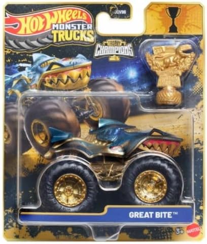 Hot Wheels Monster Trucks Great Bite Trophy Champions JMV68