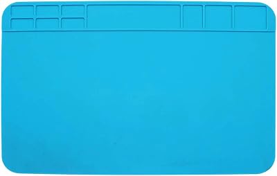 SPTwj Soldering Mat 30x20cm Heat Resistant Silicone Anti-Static Pad for Repair