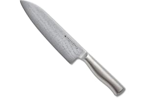 Damascus Chef's Knife, Yanagi Sori 18cm, Premium Carbon Steel Gyuto, Corrosion resistant