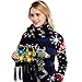 JOYIN Christmas LED Lit-up Light Up knitted Scarf Xmas Holiday Accessories Supplies with 6 Flashing Modes