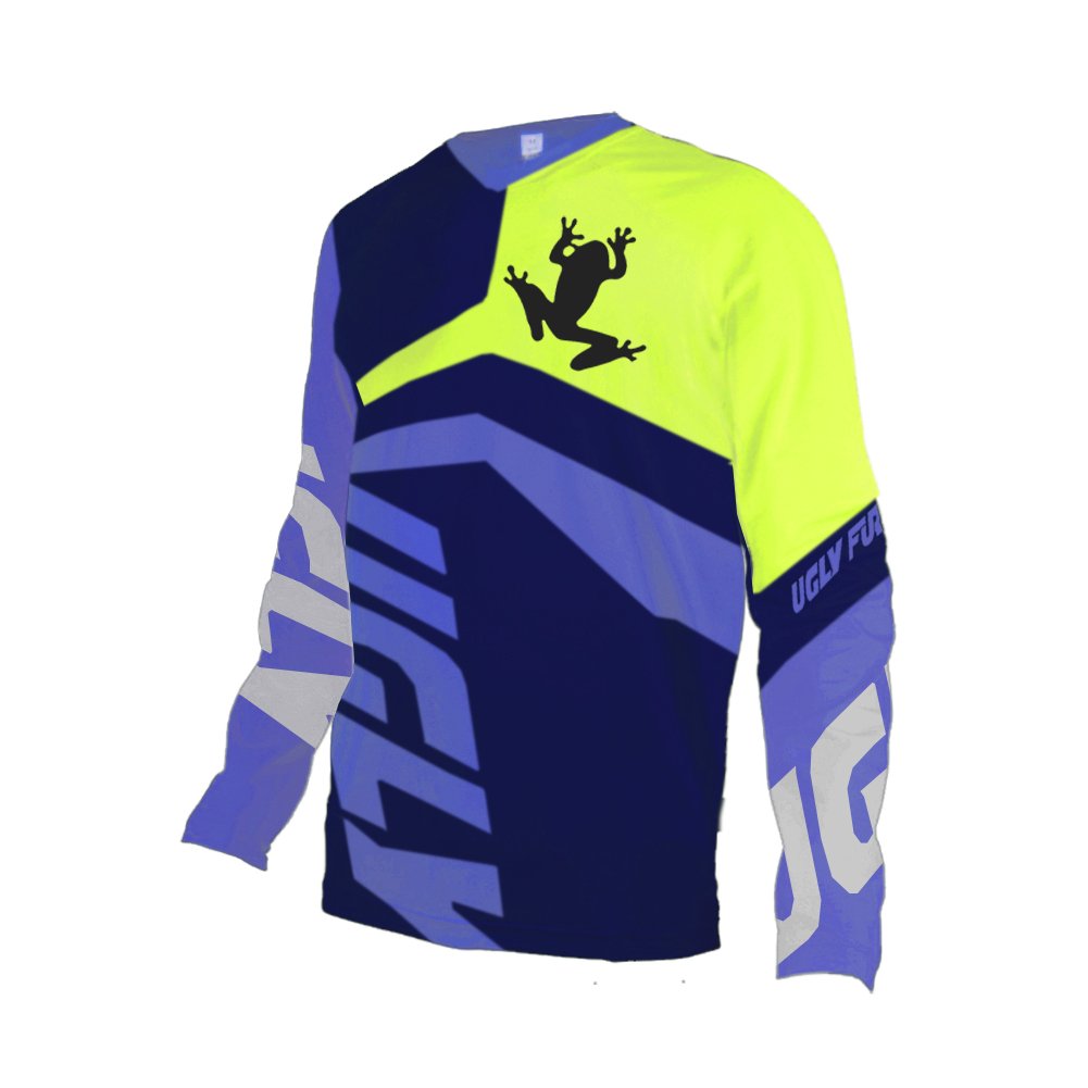 コンビニ受取対応商品 Uglyfrog 02 17新作メンズbmx Bike Jerseyメンズdownhill Montainバイクtop B077gsfygj Large カラー カラー Large 人気絶頂 Celebration Fl Us