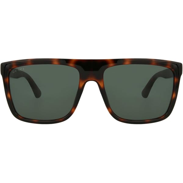 Amazon.com: Gucci GG1301S Havana/Green 55/19/145 men  display picture 3