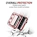 Apple Watch 3 Case, Smilelane iwatch Screen Protector Soft Flexible TPU All-Around Protective Case High Defination Clear Ultra-Thin Cover for Apple Watch Series 3 42mm (1 Rose-Pink + 1 Transparent)