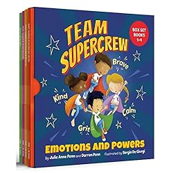Team Supercrew - Emotions and Powers - 4 Book Box