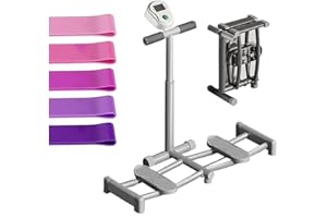 Ski Machine Trainer with Resistance Bands, Slim Body Female Pelvic Pelvic Floor Exercise Devices, Leg Exercise Fitness Steppe