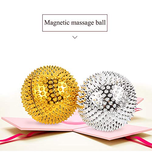 1Pair Magnetic Hand Palm Acupuncture Ball Pain Relief Massager Acupuncture Acupressure Health Care - Thumbnail 7