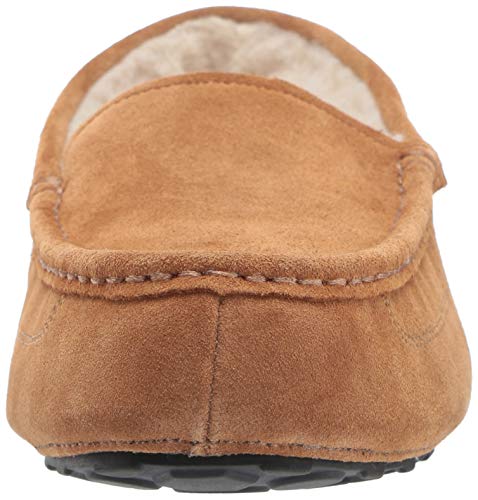 amazon essentials men's leather moccasin slipper