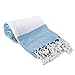 Gute Turkish Towels Bath Beach Hammam Towels, Extra Large Hammam Towel Wrap Pareo Fouta Throw Peshtemal Towel SET of 6 100% Natural Turkish Cotton Foua Blanket Set (Assorted)