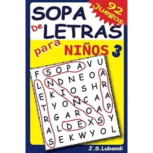 Sopa de Letras para Niños 3 (Volume 3) (Spanish Edition)