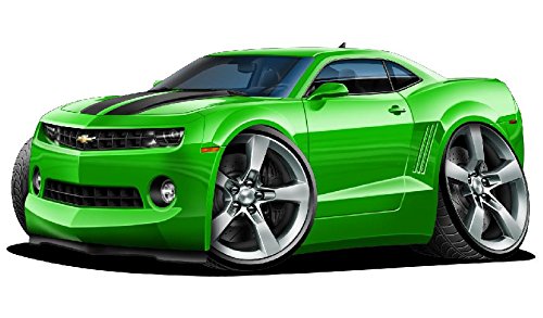 2010-2012 Camaro WALL DECAL Vintage 3D Cartoon Car Movable Stickers Vinyl Wall Stickers for Kids Room