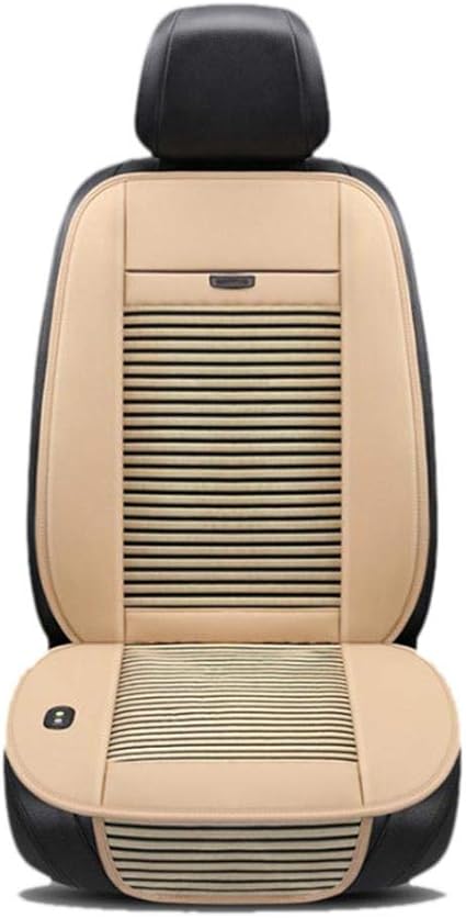 SENSUIT Cuscini di seduta per auto Seggiolino auto Sedile refrigerazione Ventilatore universale Cuscino sedile aria 12V Seggiolino auto in seta di ghiaccio Cuscini coprisedili Nero