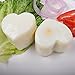Silicone Egg Cooker Poaching-Cups – Sous-Vide, Dishwasher Safe, Bonus Brush - 8 pcs, 4 Heart-Shaped