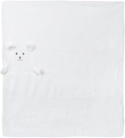 Absorba Couverture Plaid Naissance Fourrure Polaire Blanche Bebe Fille Amazon Es Ropa Y Accesorios