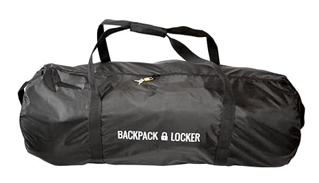 Backpack Locker Lightweight - Rucksacküberzug für Flugzeug – Große Schultertasche (100l) - Hängeschloss gratis!