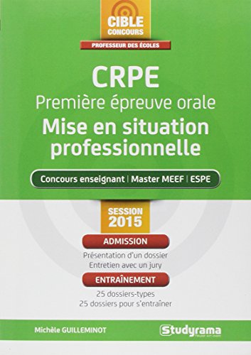 CRPE, première épreuve orale