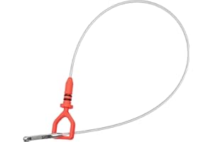 HOPESPANNER No.15650RCAA02 Engine Oil Dipstick for Acura Mdx 3.5l 3.7l V6 2003-2012 Orange Oil Level Dip Stick Double Hole In