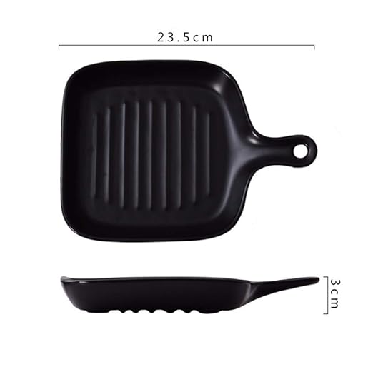 HJX888 Vajillas de cerámica Molde para Hornear Cuadrado con Plato ...