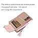 VODIU Women Cute Cat Mini Wallets Design Coin Purse Leather Tassel Wallet (2Pink)