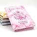 kandouren RFID Blocking Passport Holder Cover Case,Pink Marble passport wallet for Girl & Women,best gifts for travelers,credit card and ID holder wallets,travel accessories