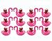 Aokbean 12pcs Inflatable Coasters Pool Floats Bar Coasters Flotation Devices Swim Floats Luau Tropical Party Favors (Set of 12)